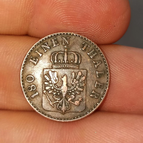 Prussia 2 Pfenning 1859 coin like new