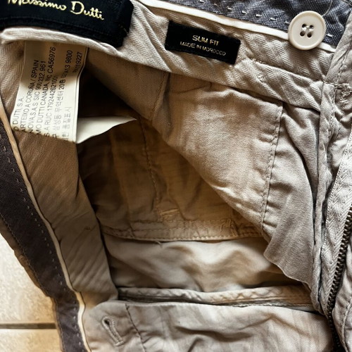 Men's pants pack of 3 with Zara leather jacket gift, like new