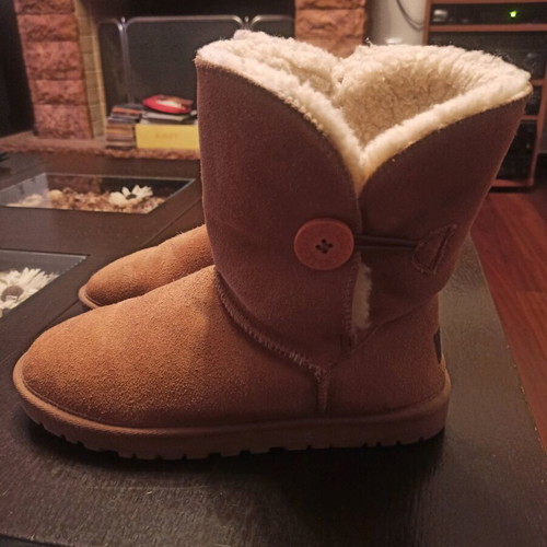Ugg boots used, size 41, beige and brown