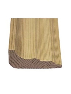 Ceiling corner 66 x 28 mm made of Swedish wood new