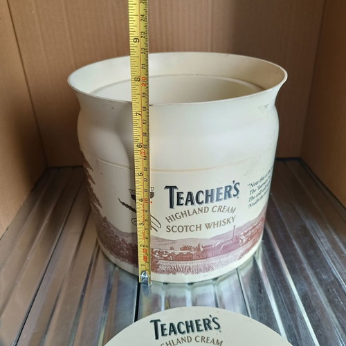 Teacher's Scotch Whisky plastic ice bucket used