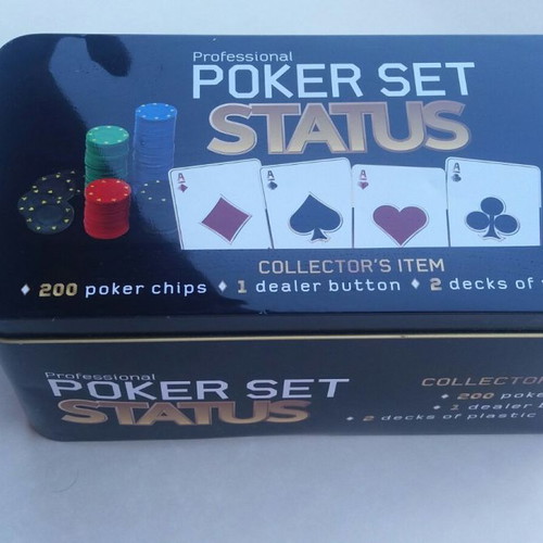 Poker Set Status board game new