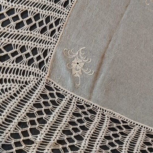 Square Handmade Table Doily new, 1.10×1.10cm