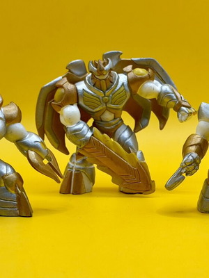 Gormiti Eclipse Light Tribe complete set of 3 figures