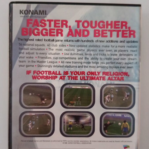 Pro Evolution Soccer 2 videogame used for PlayStation 2 without manual