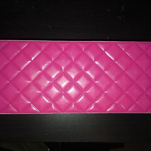 Children's bag cosmetic case used, plastic, pink and red