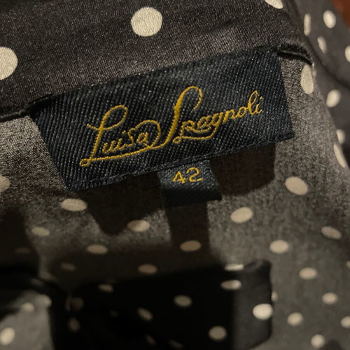 Luisa Spagnoli silk polka dot shirt like new