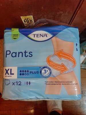 Tena Pants Plus Extra Large new disposable incontinence underwear 8 packs of 12