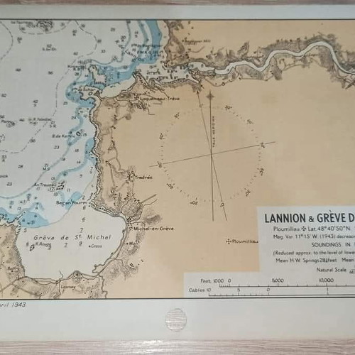 Normandy Landing Maps 1943 like new, 16 authentic Anglo-French maps