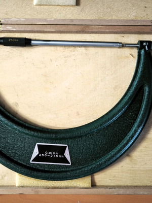 Μικρόμετρο αναλογικό 250 - 275mm 0.01mm σαν καινούργιο