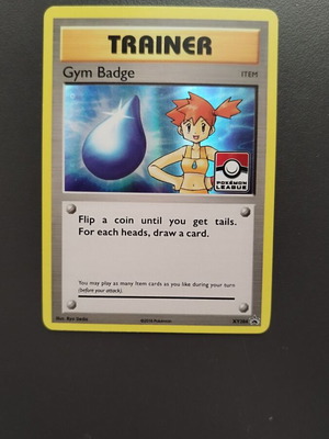 Pokemon TCG Gym Badge Misty XY204 Promo Holo μεταχειρισμένο
