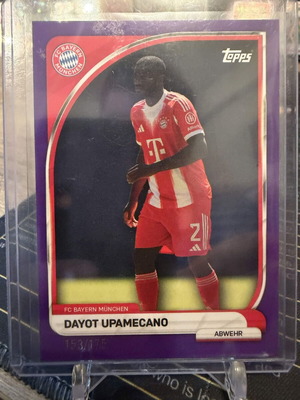 2025 Topps Bayern Munchen Collector Tin Dayot Upamecano new