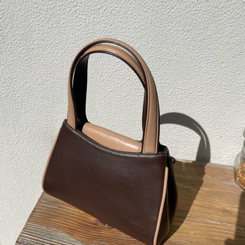 Radley leather handbag like new, brown and beige
