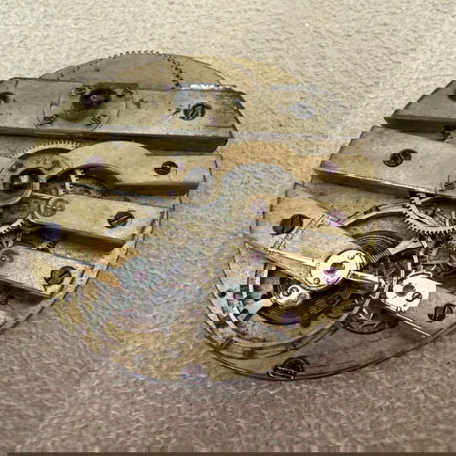 Vintage μηχανισμός ρολογιού τσέπης μεταχειρισμένος