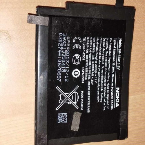 Nokia BV-4BW 3500 mAh battery used, very good condition