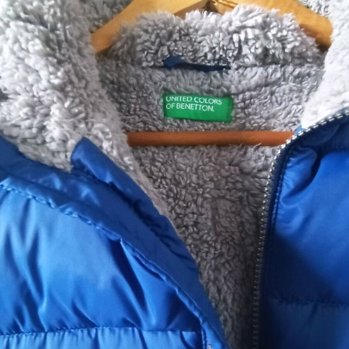 Benetton kids jacket XL like new, blue