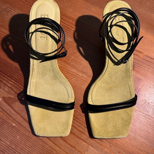 Esiot sandals new, size 38, black and green