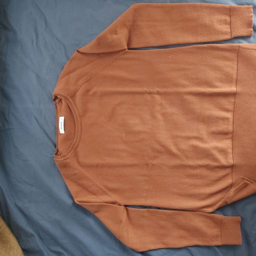 Pink Woman thin sweater like new, brown, size S