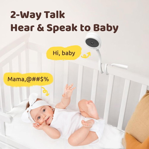 Netvue Baby Monitor 1080P with Night Vision and Two-Way Audio