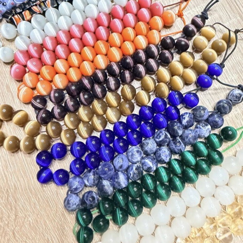 Glass beads semi-precious and bone like new for komboloi or necklace
