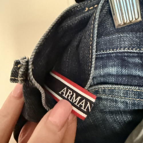 Armani Jeans men's straight fit blue pants like new, size XL