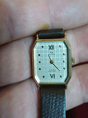 Ρολόι MIDAS vintage γυναικείο κουρδιστό 17 Rubis Antichoc σαν καινούργιο