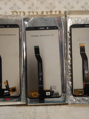 3x LCD Touch Screens for Xiaomi Redmi 6 / 6A, white, new