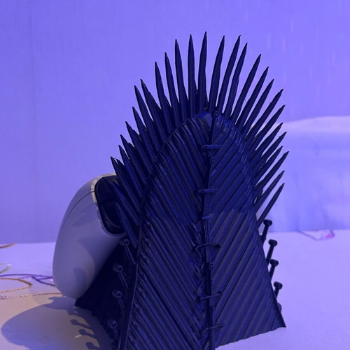 PS5 DualSense Controller Stand 3D Printed New Iron Throne Style
