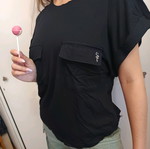 Sugarfree black blouse size M like new