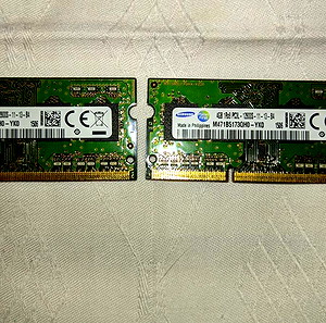 Samsung 8GB (2 x 4GB) DDR3 RAM Για Laptop