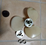 Adjustable 6.5 inch propeller like new