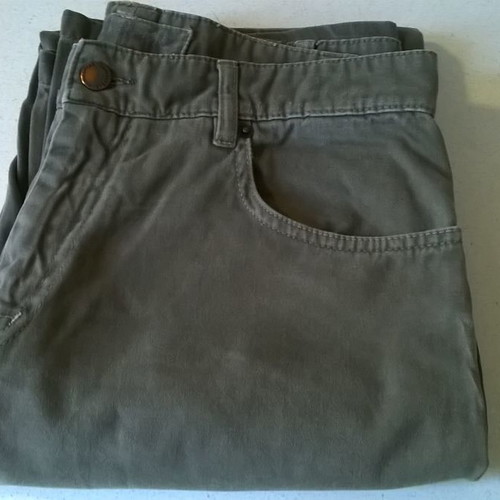 Zara men's pants olive used, size 44