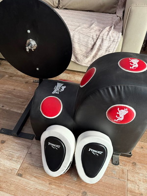 Lonsdale Wall Target with Force1 Focus Mitts and Speed Bag Base
