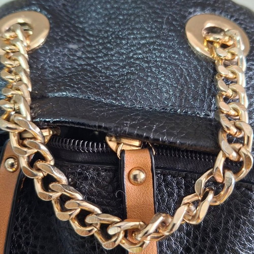 Verde women's backpack black with studs like new