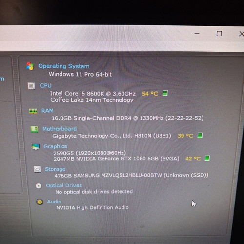 Computer unit like new for office or gaming use