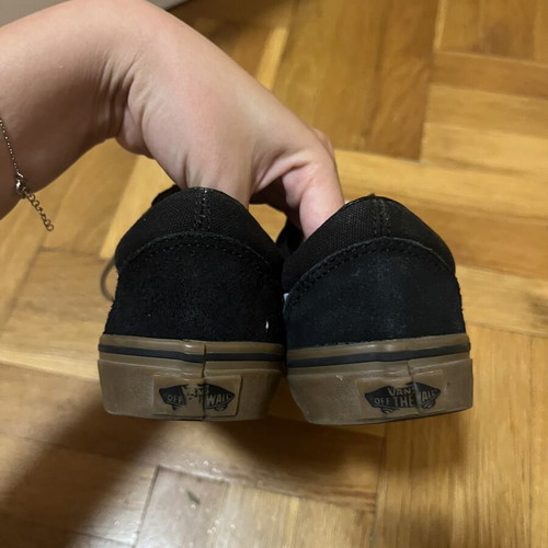 Vans black sport shoes size 38
