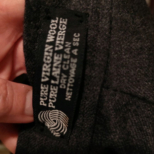 Vintage Braemar Petites skirt 100% virgin wool gray new