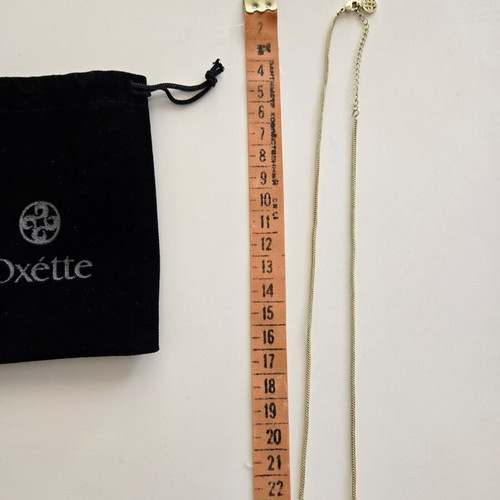 Oxette necklace like new, gold and silver