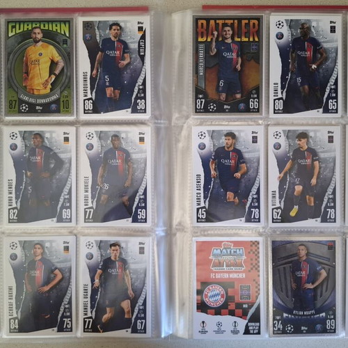 Topps Match Attax Champions League 2023-24 Album like new with extra cards