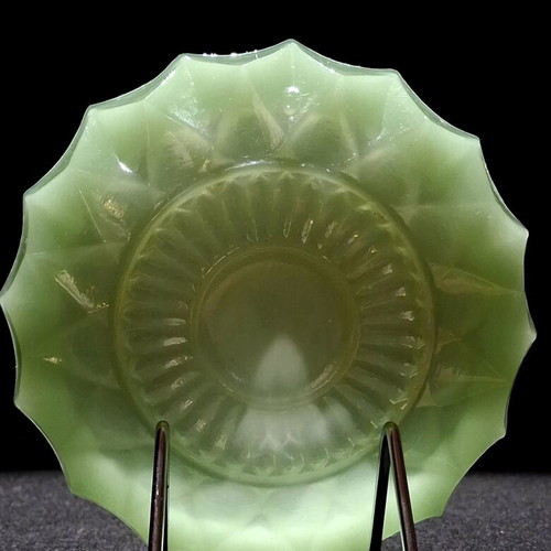 Vintage Opaline Glass Ashtray Mid-Century Design, like new