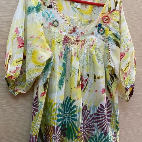 La Redoute Collections colorful blouse size M like new
