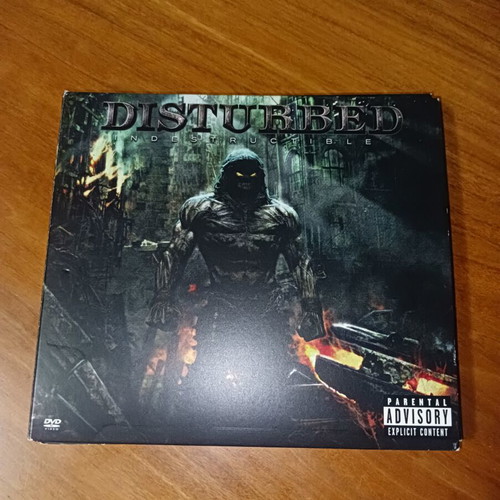 Disturbed Indestructible Digipack CD and DVD like new, metal