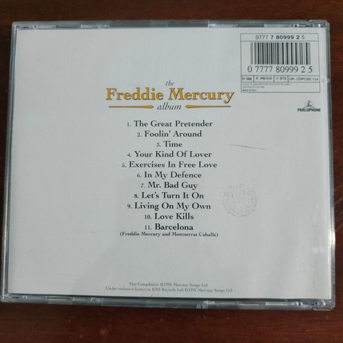 The Freddie Mercury album like new, 1992 European copy, rock