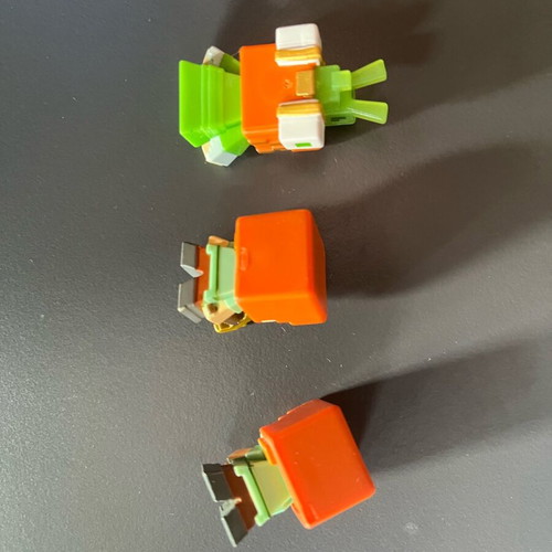 Minecraft Alex figures like new, set of 3