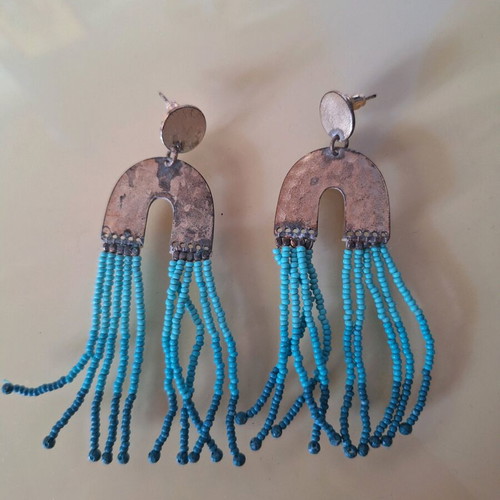 Earrings vintage Medusa used