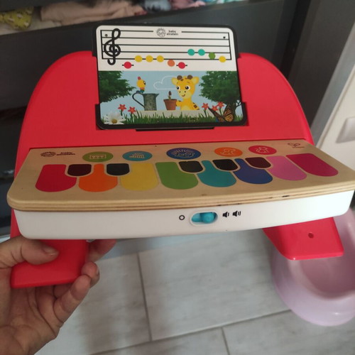 Playtive wooden piano with animal sounds and melodies