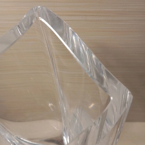 Vase used, quite heavy with gilded edges