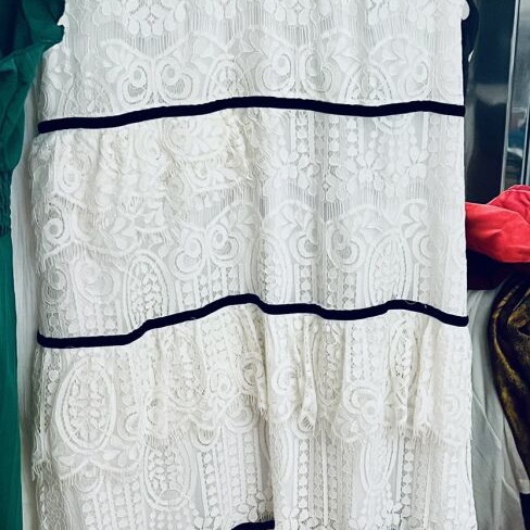 Axel dress new, size 44, black and white