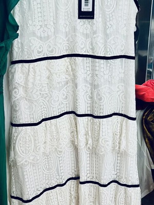 Axel dress new, size 44, black and white