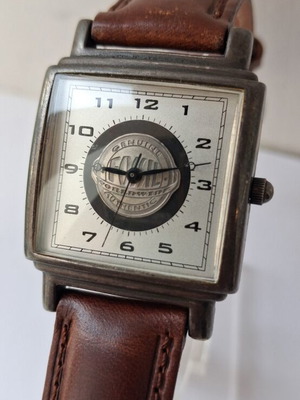 Fossil Retro Quartz ρολόι, unisex, γκρι και ασημί